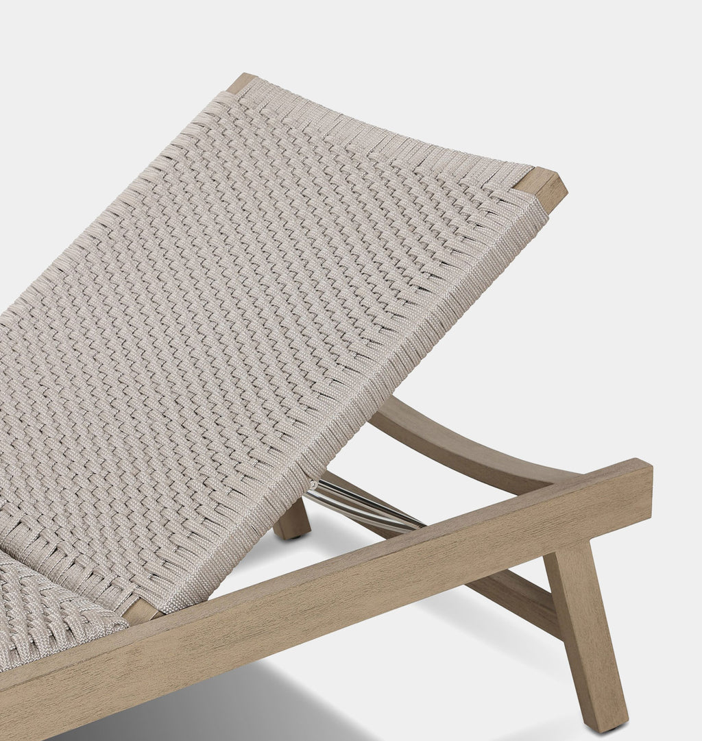 Kagan Outdoor Woven Chaise Brown