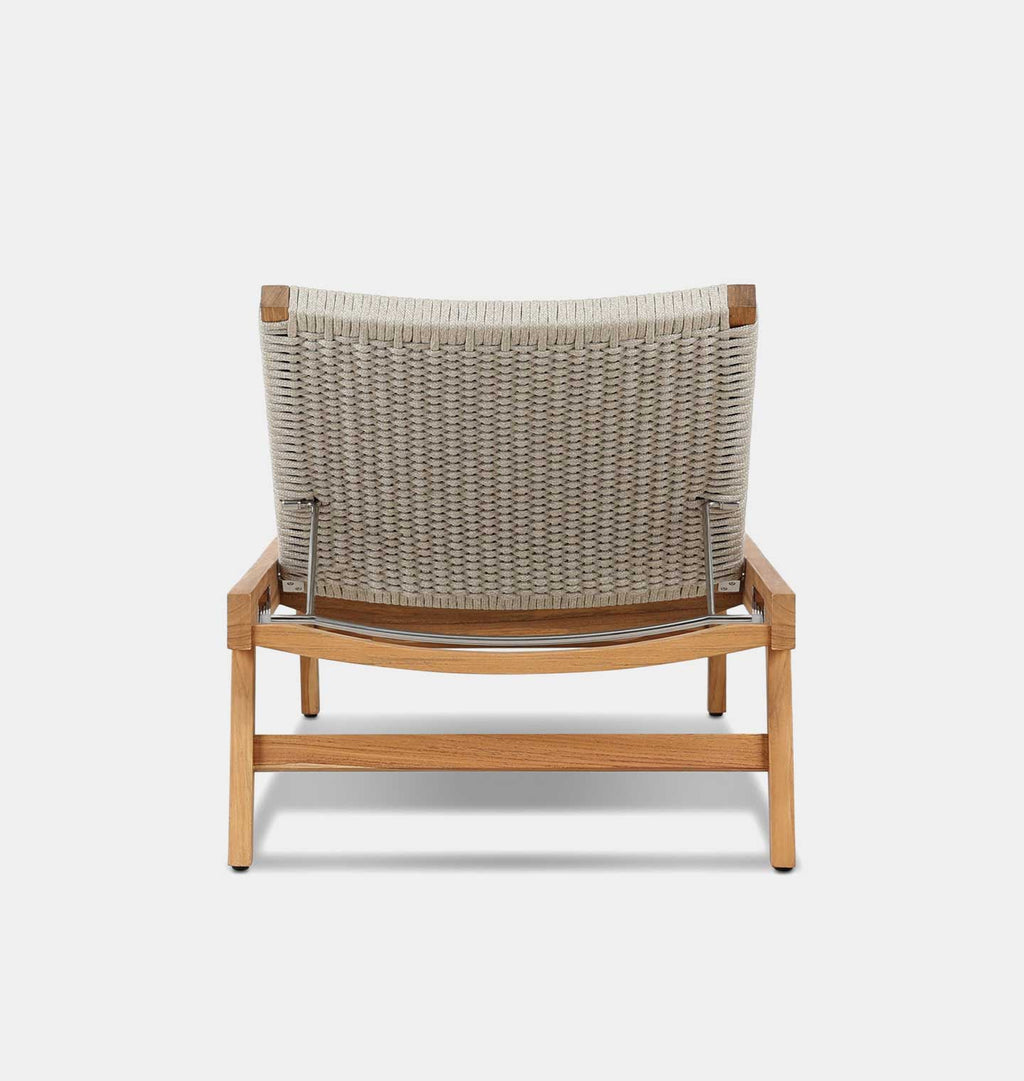 Kagan Outdoor Woven Chaise Teak