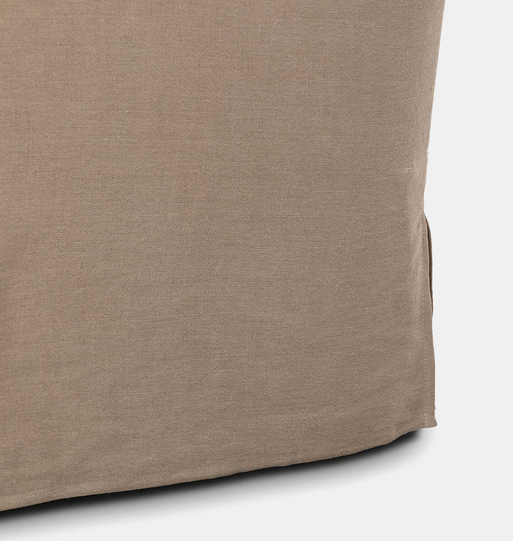 Keena Slipcover Sofa 108" Broadway Dune