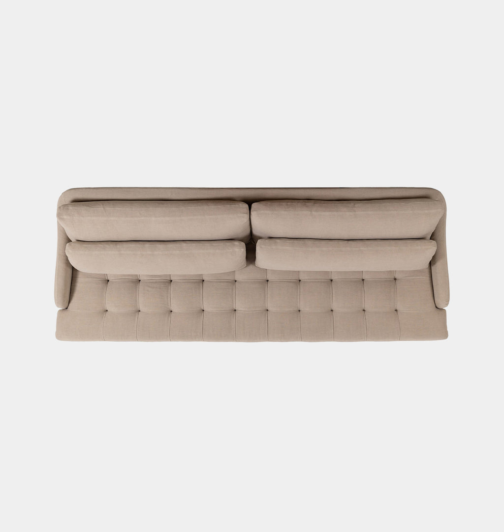 Keena Slipcover Sofa 108" Broadway Dune