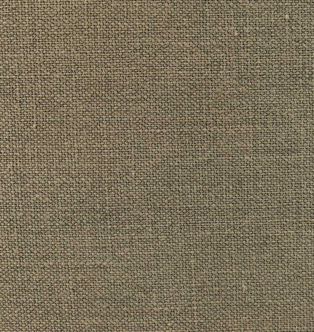A close-up of a woven fabric texture in a warm taupe-brown color, showing the detailed weave pattern.