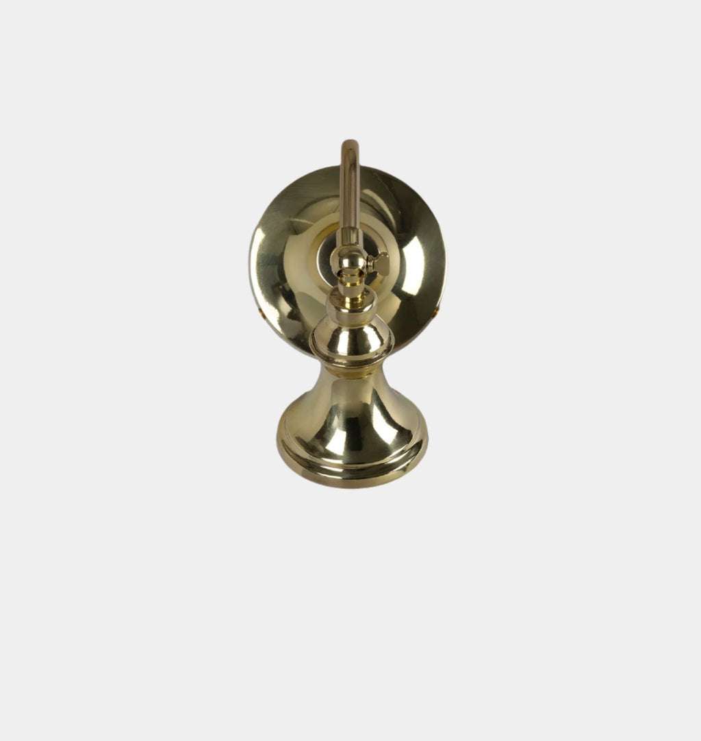Kent Adjustable Wall Spotlight Polished Brass