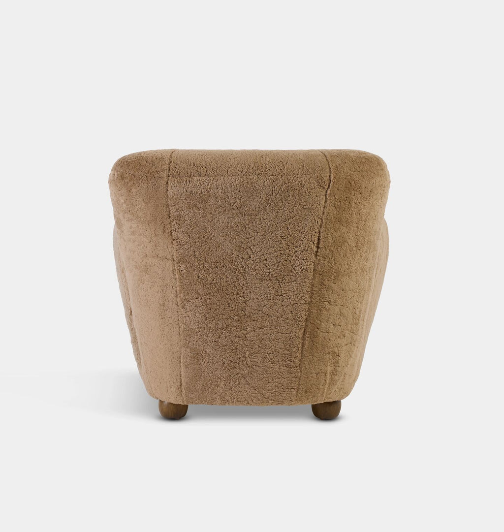 Lewis Armchair Maple Shearling
