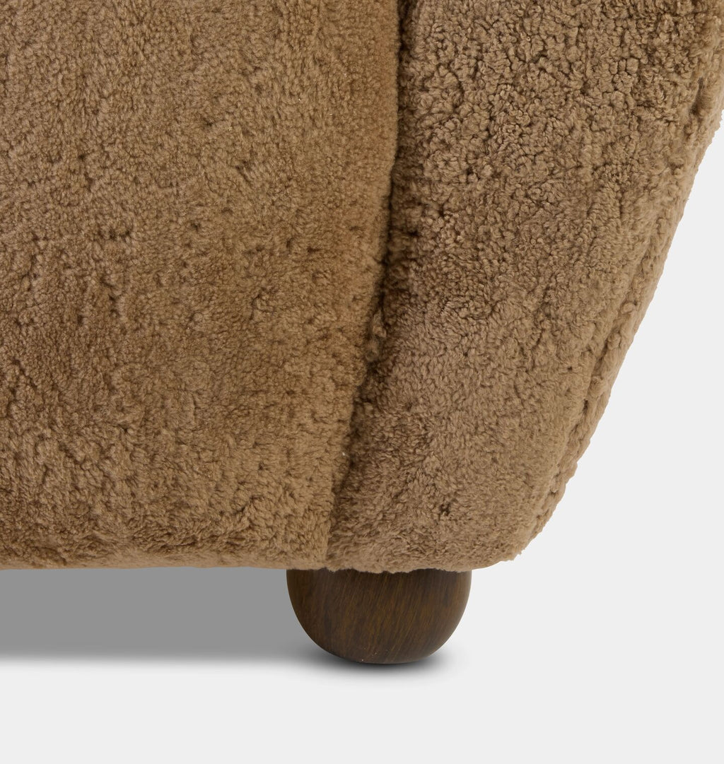 Lewis Armchair Maple Shearling