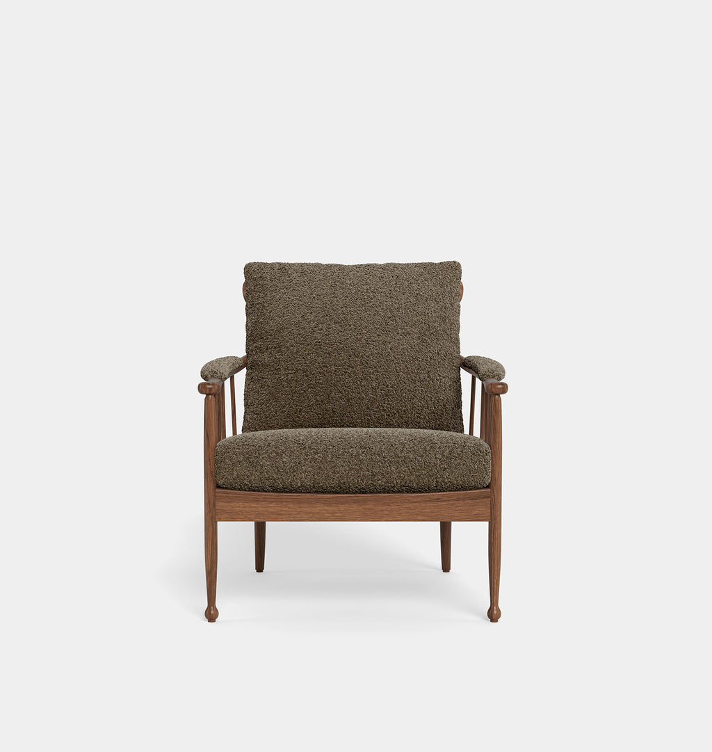 Lori Armchair Olive Walnut