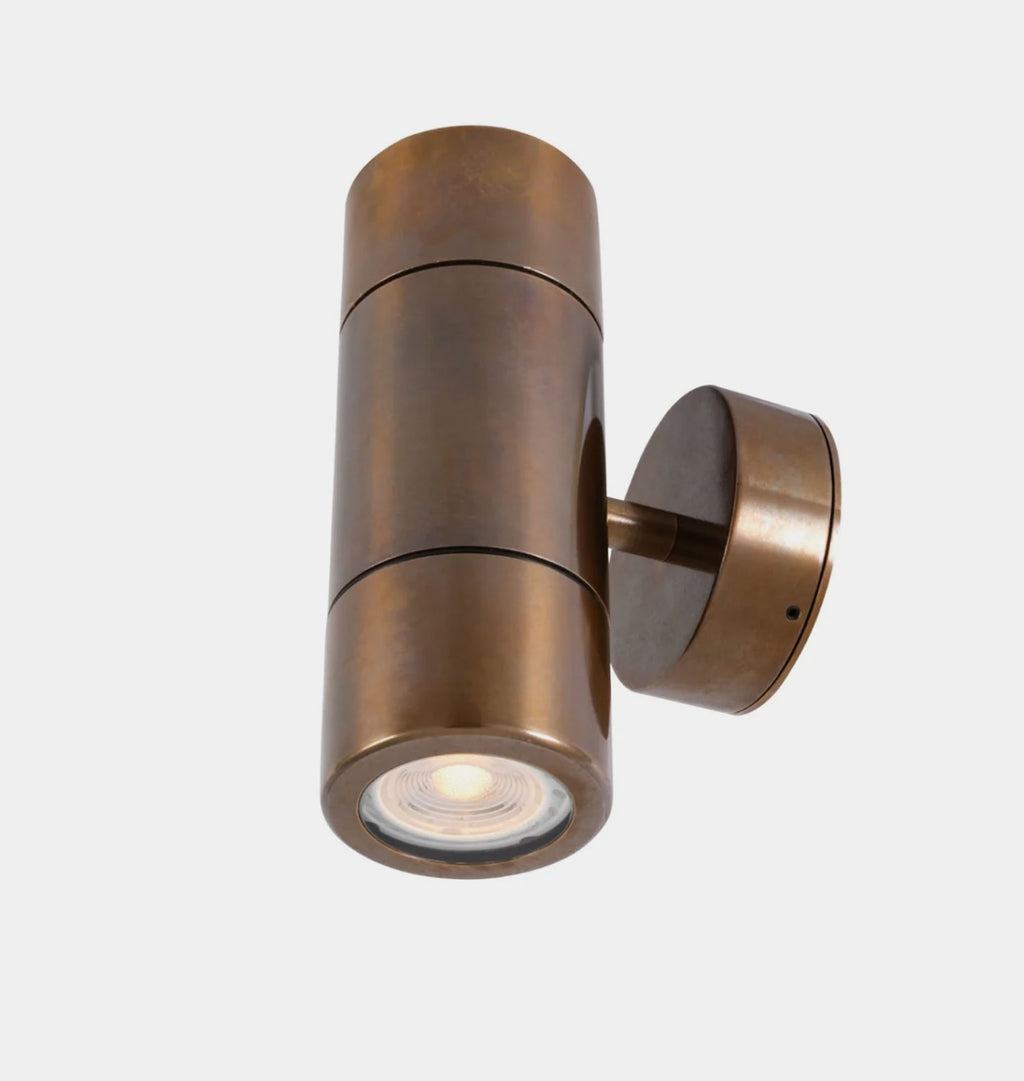 Lana Outdoor Sconce Antique Brass