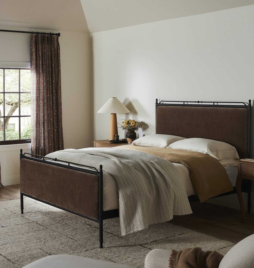 Leyla Bed Altair Mushroom 