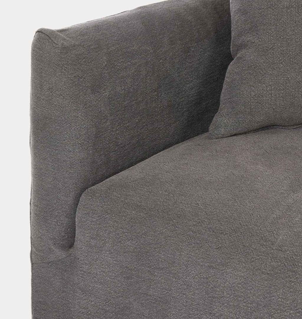 Lowell Slipcover Sofa 96" Broadway Denim