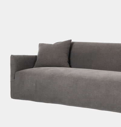 Lowell Slipcover Sofa 96" Broadway Denim