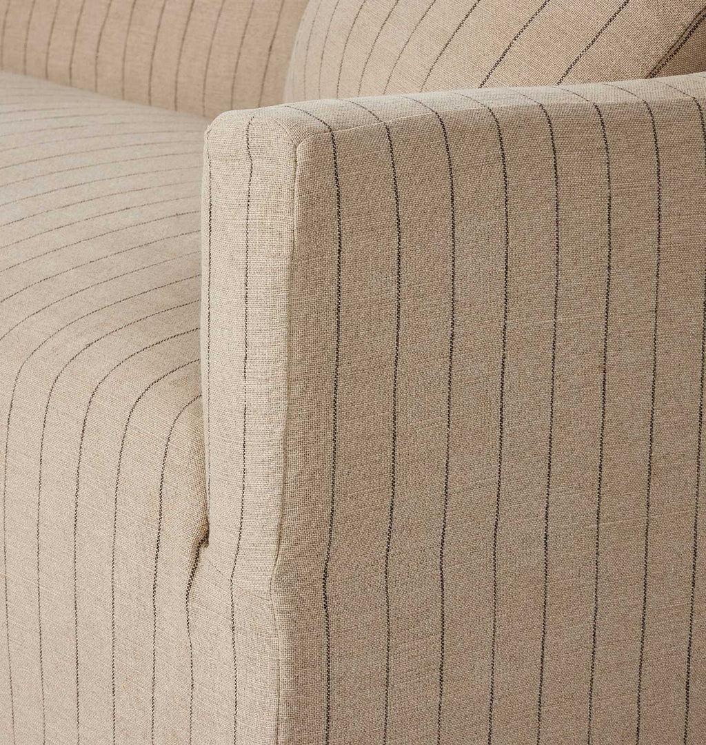 Lowell Slipcover Sofa 96" Lavon Flint
