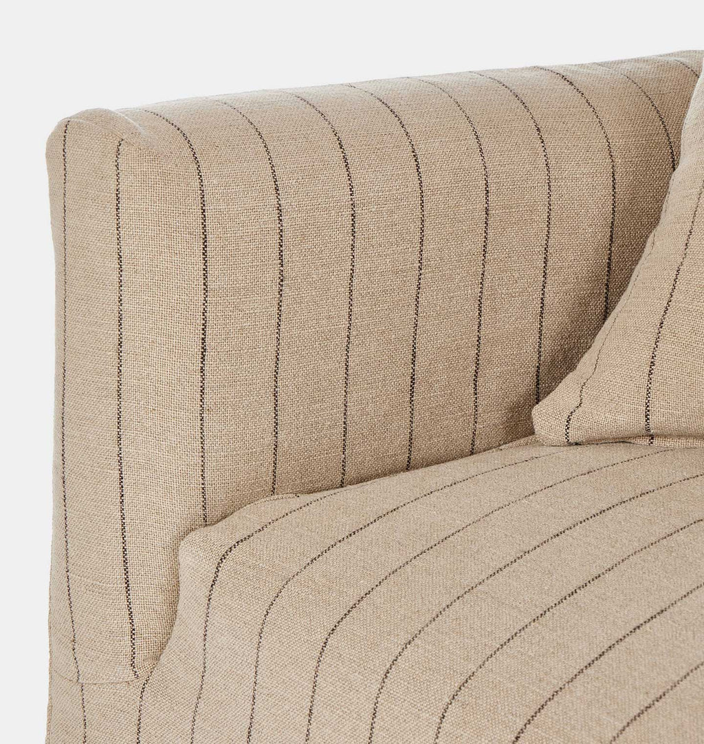 Lowell Slipcover Sofa 96" Lavon Flint
