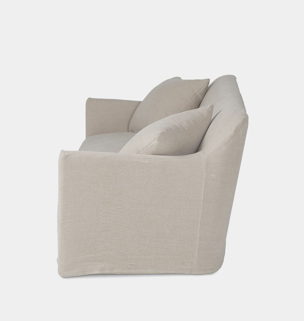Lowell Slipcover Sofa 96" Broadway Dune