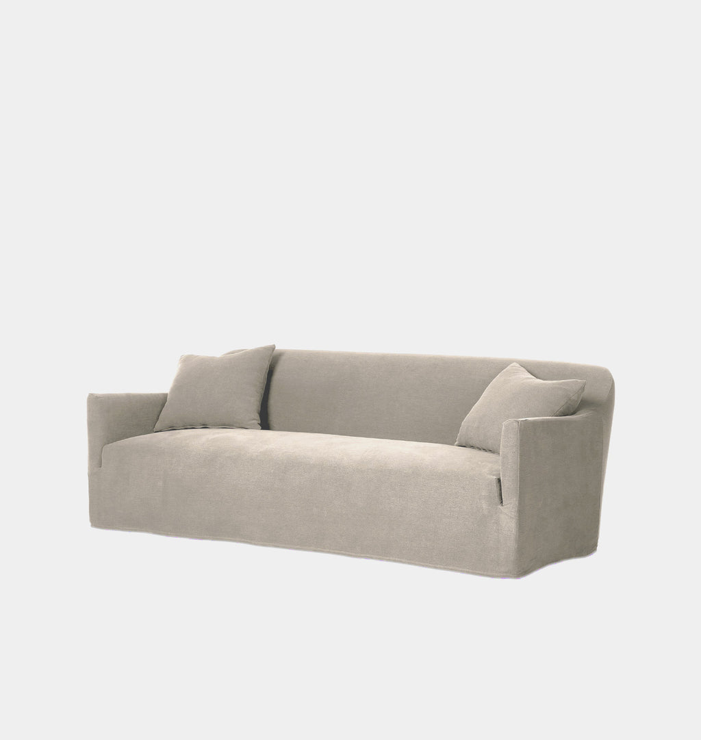 Lowell Slipcover Sofa 96" Broadway Dune