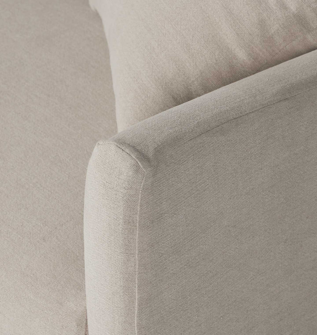 Lowell Slipcover Sofa 96" Broadway Dune