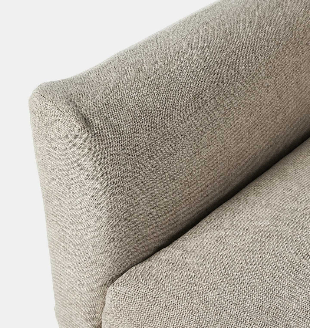 Lowell Slipcover Swivel Chair Broadway Dune