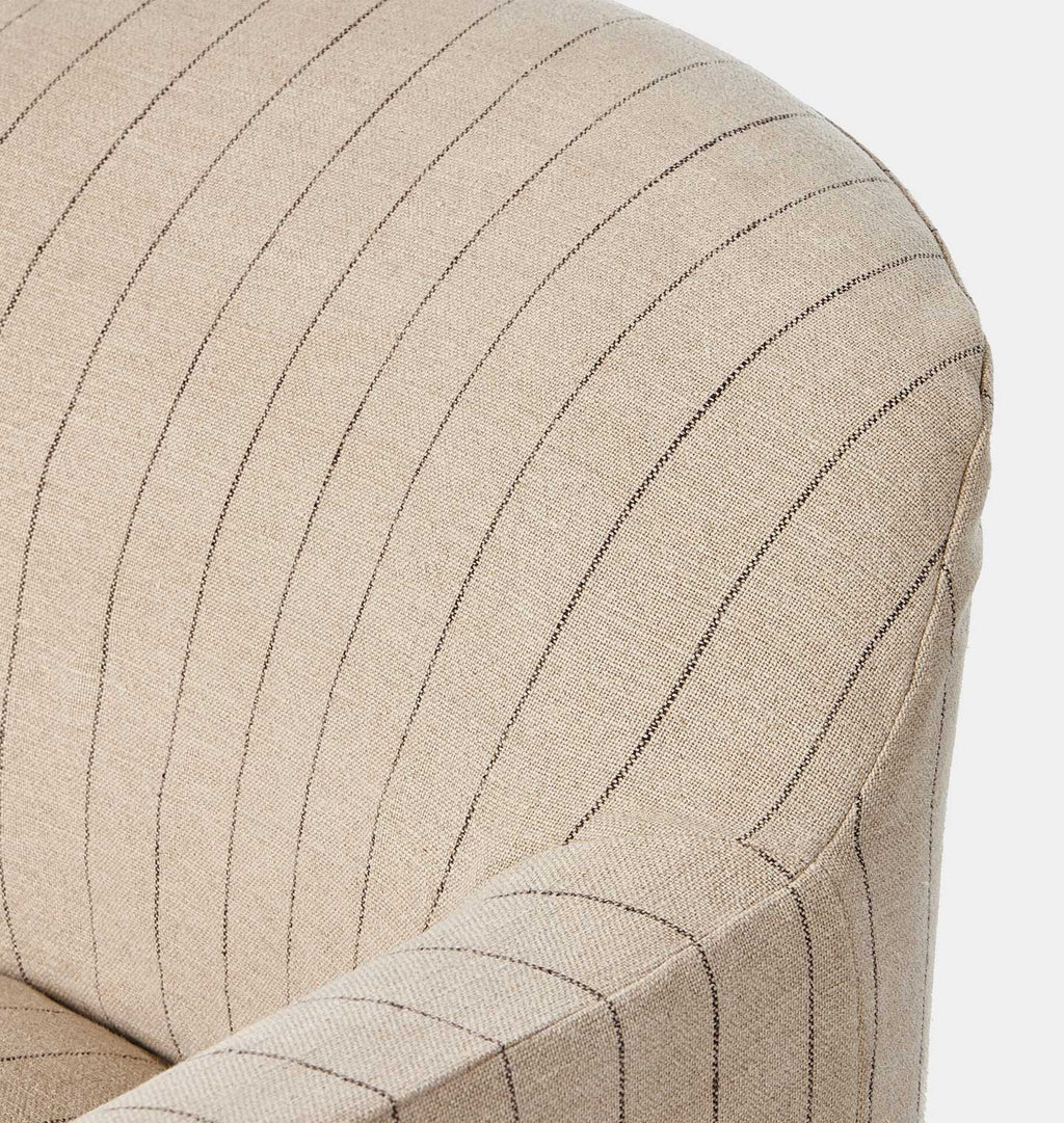 Lowell Slipcover Swivel Chair Lavon Flint