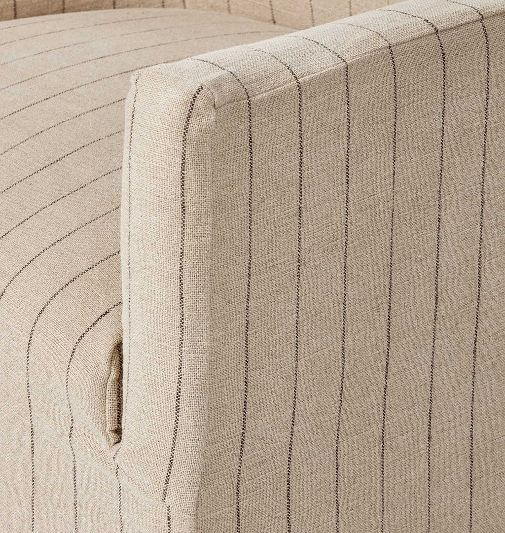 Lowell Slipcover Swivel Chair Lavon Flint