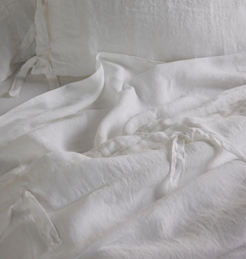 Luca Duvet Cover White