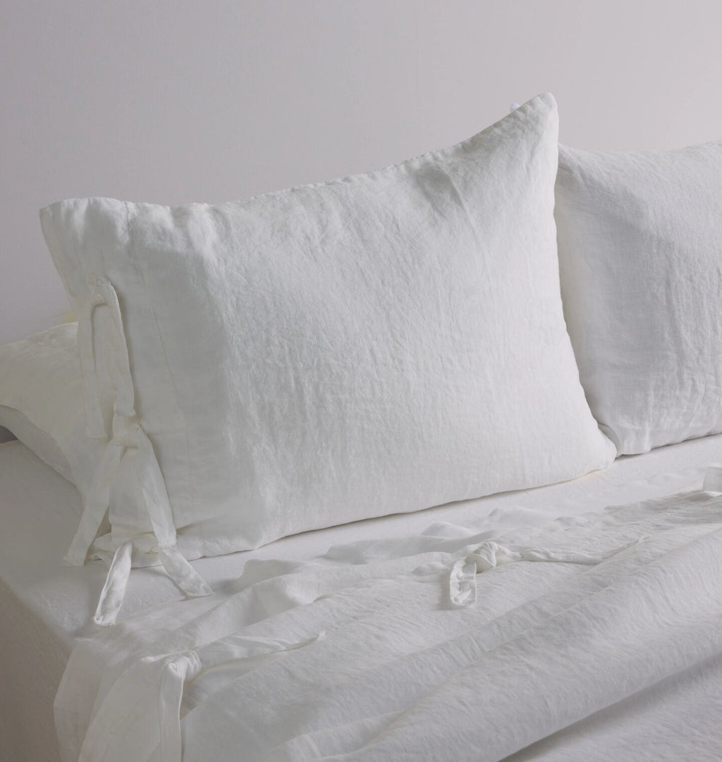 Luca Pillow Sham S/2 in White