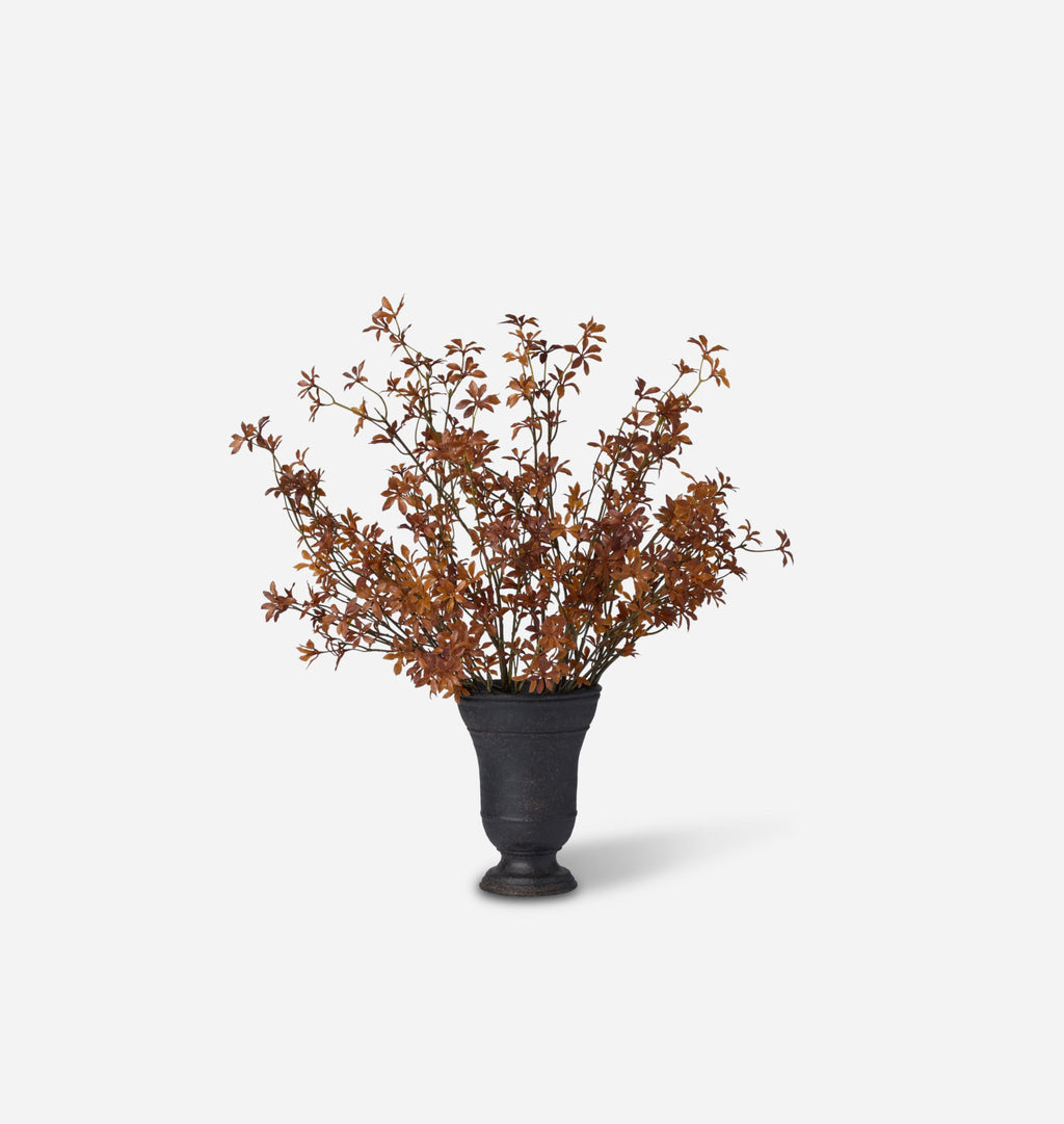 Faux Ludwigia Bundle in Small Bergen Vase