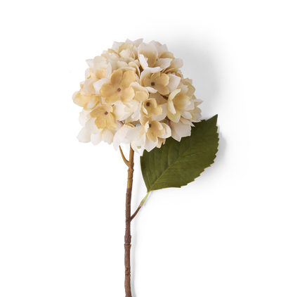 Faux Morning Mist Hydrangea Bundle in Large Barro Vase
