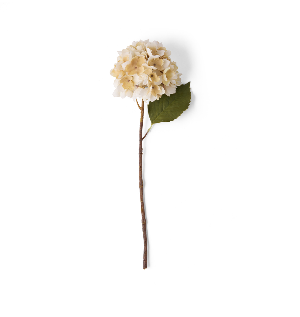 Faux Morning Mist Hydrangea Bundle in Large Barro Vase