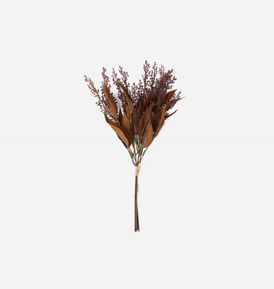 Faux Rust Berry Stem