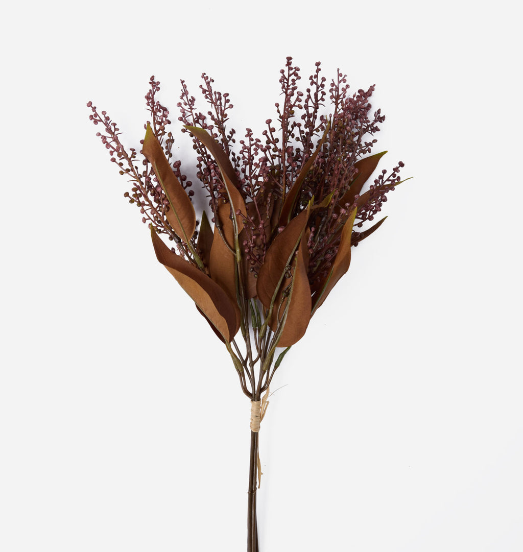 Faux Rust Berry Stem detail