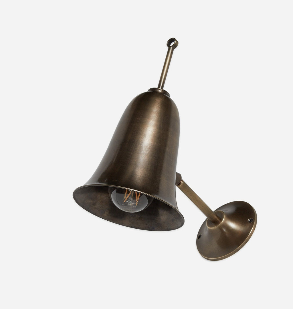 Bari Patinated Brass Sconce