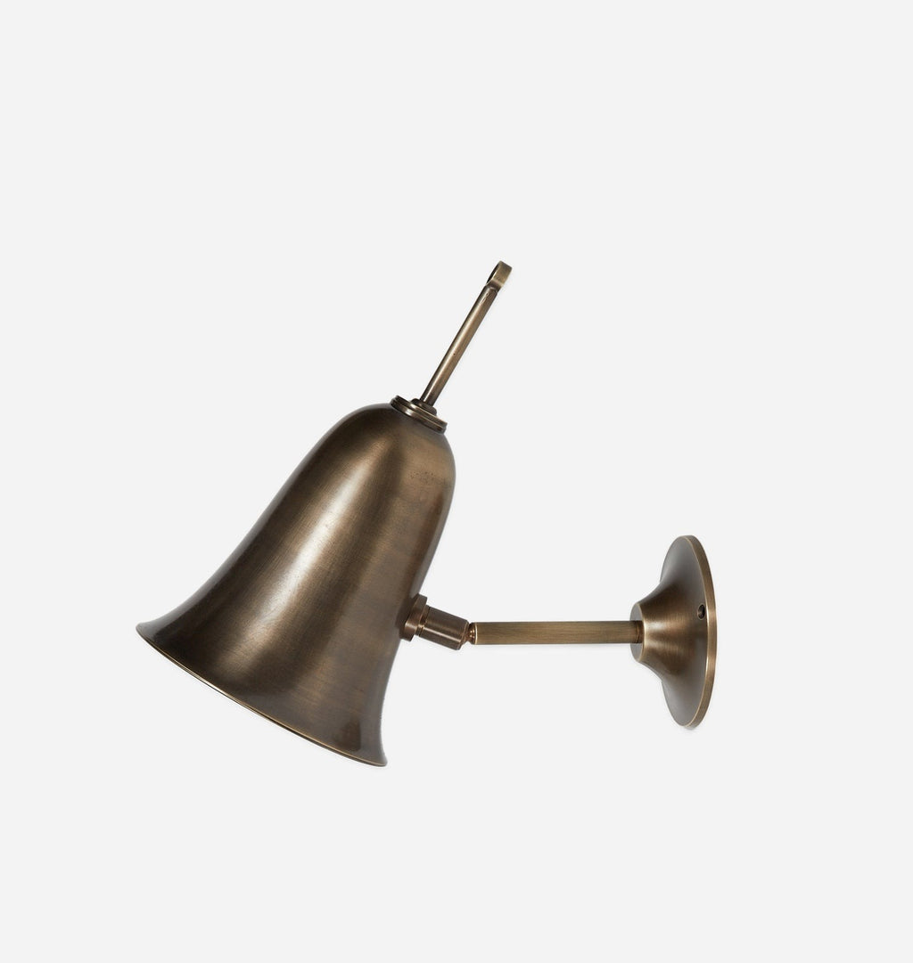 Bari Patinated Brass Sconce