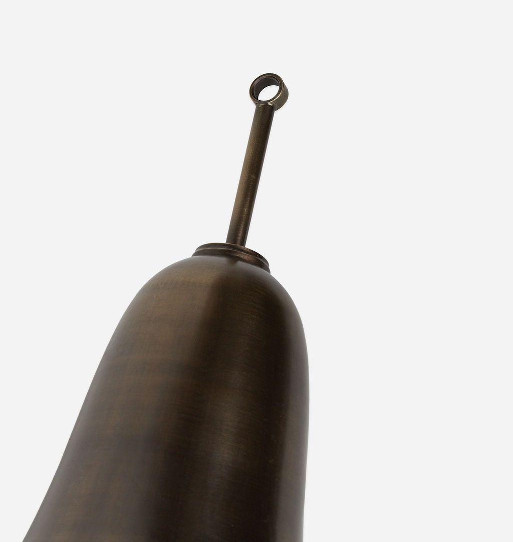 Bari Patinated Brass Sconce