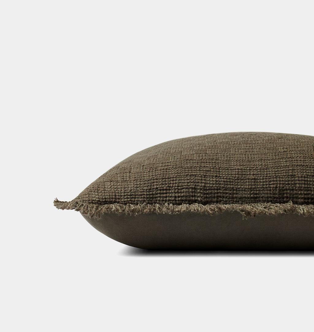 Meadowlark Pillow 22'' x 22'' Dark Green