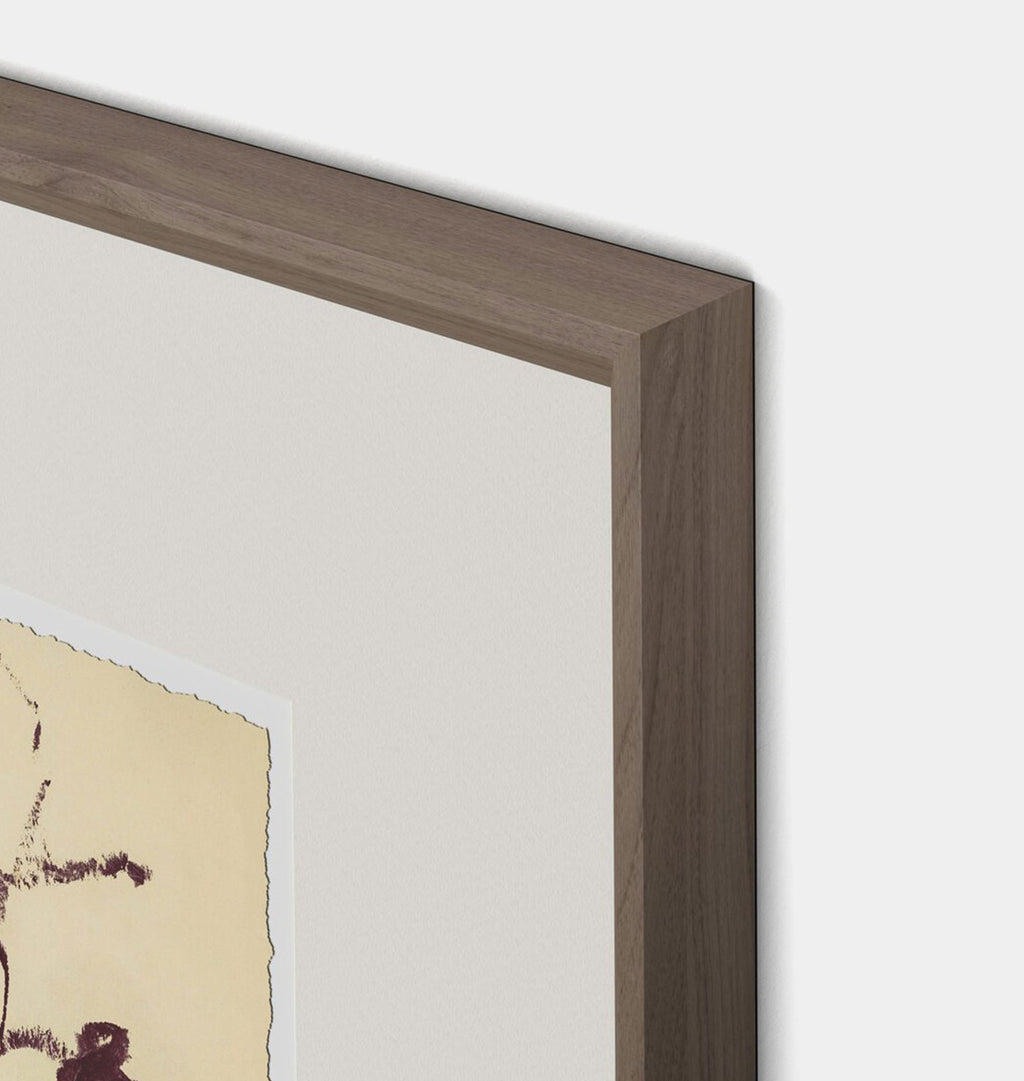 Meadow Rue No.1 by Shaina Page Framed Print Walnut