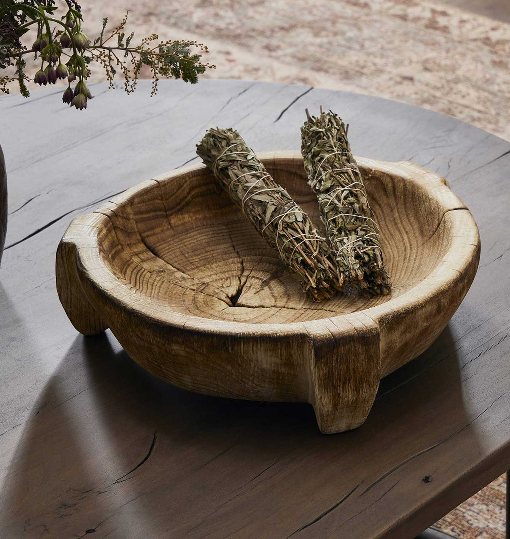 Montero Wood Bowl Burnt Reclaimed
