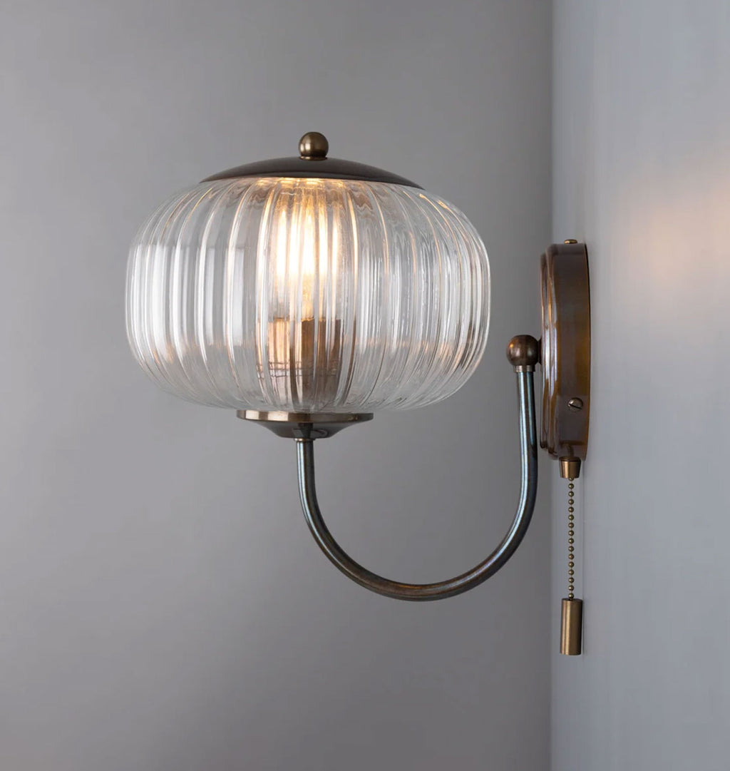 Nehir Sconce Antique Brass