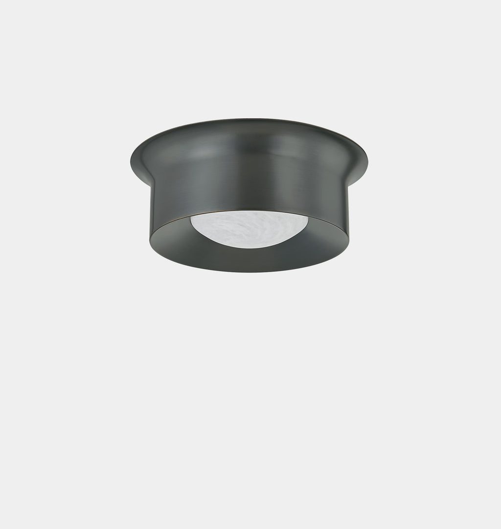Norton Flush Mount Large Distressed Bronze
