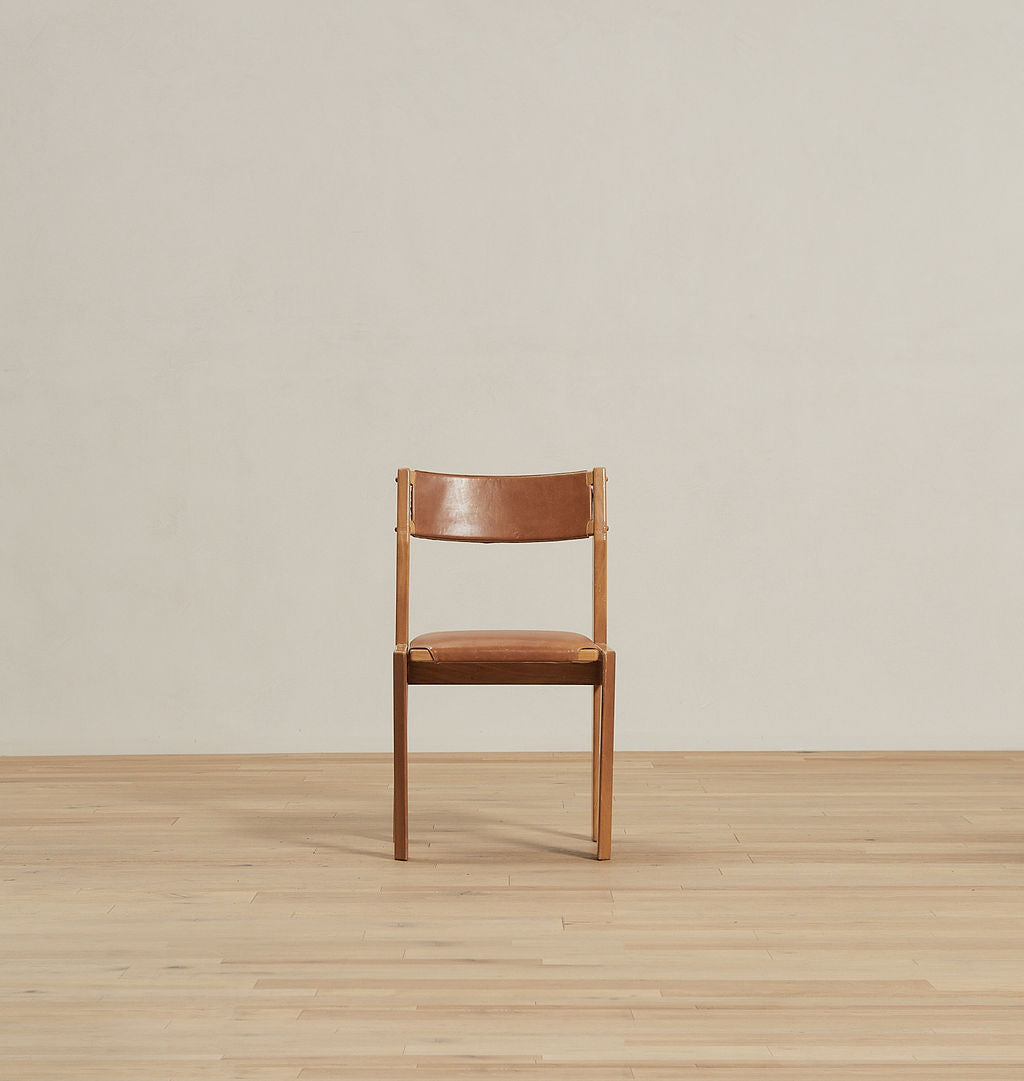 Antique Leather Chair S/4