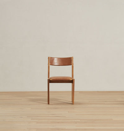 Antique Leather Chair S/4