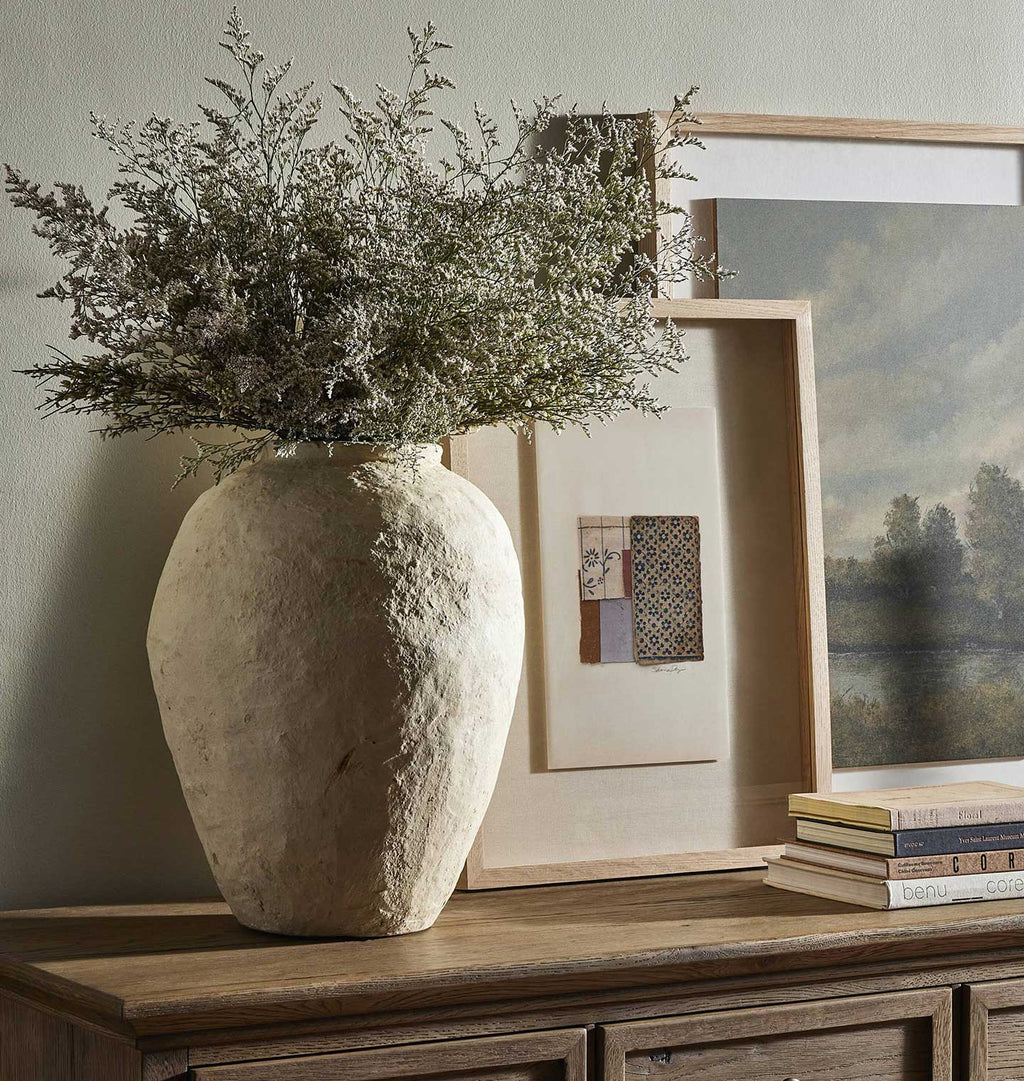 Olivos Paper Mache Vessel Tall