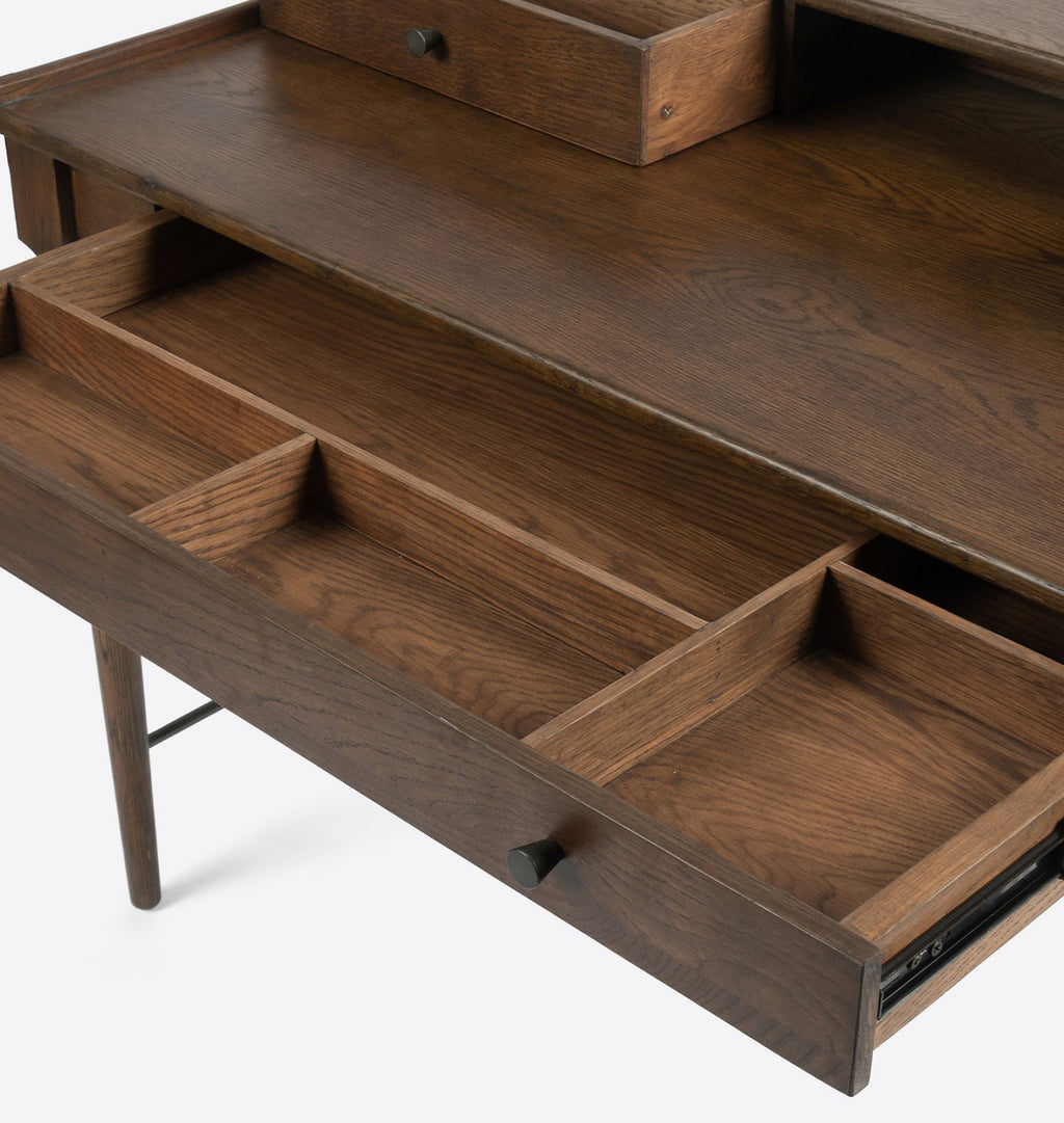 Ollie Toasted Oak Writing Desk 