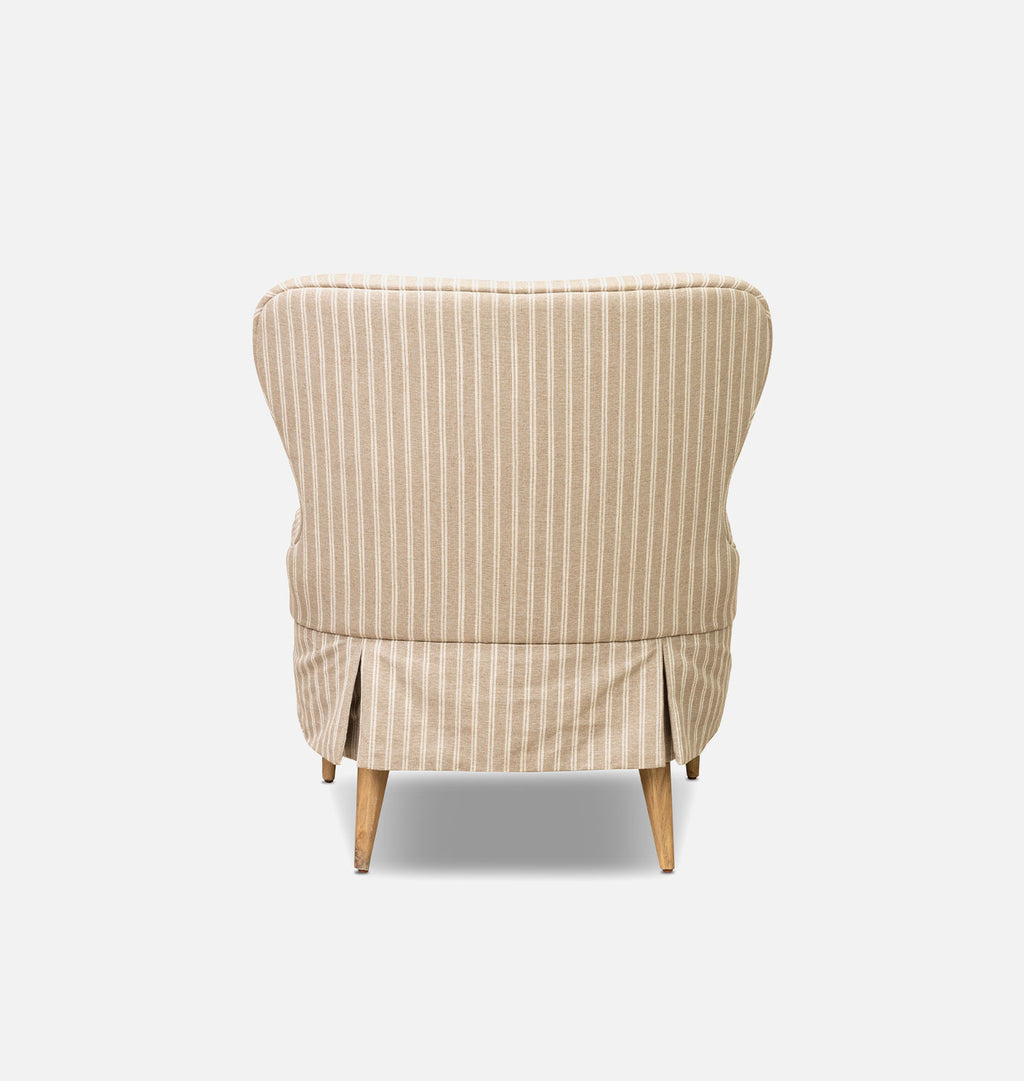 Omar Slipcovered Lounge Chair Rodin Sand