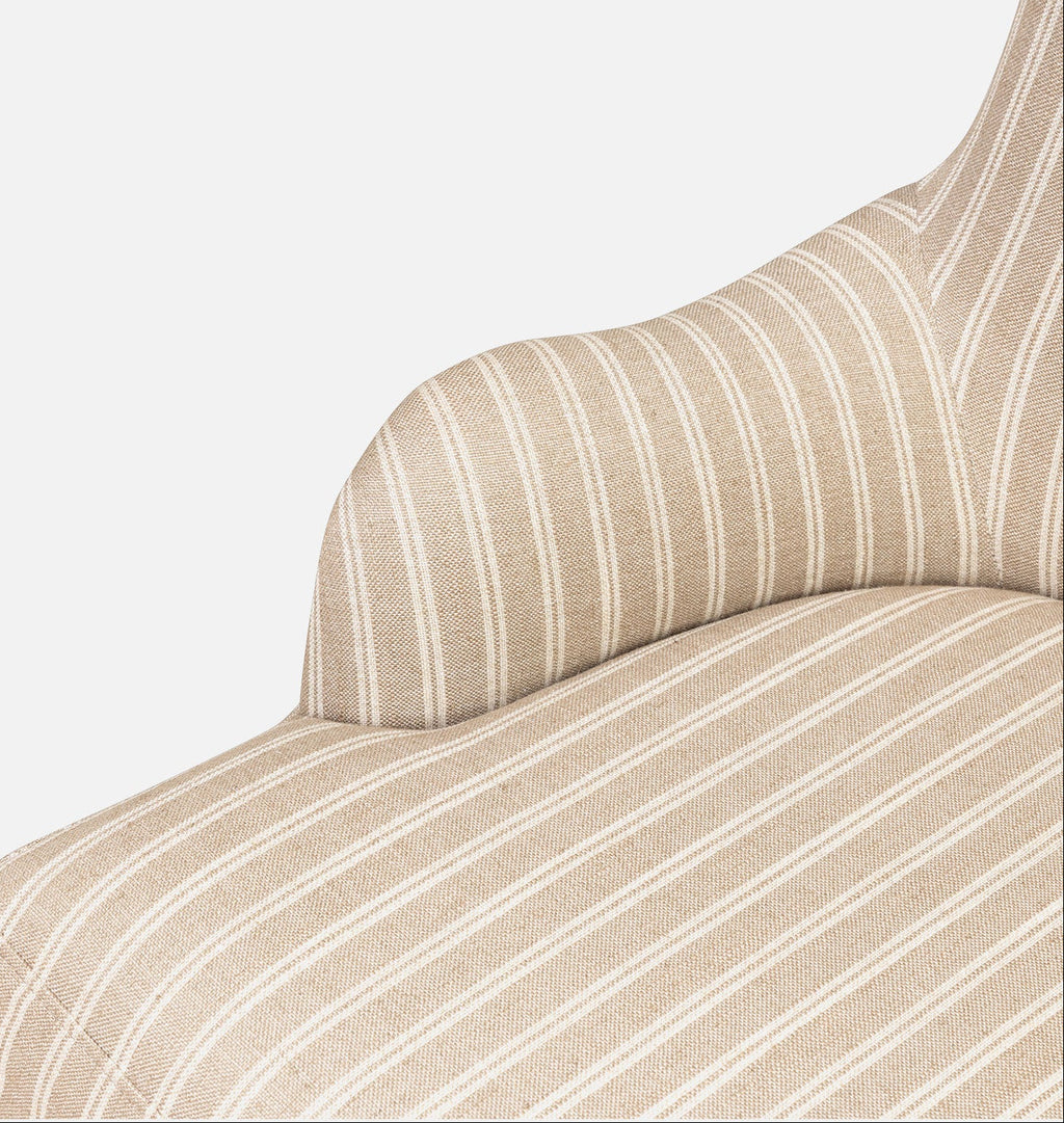 Omar Slipcovered Lounge Chair Rodin Sand