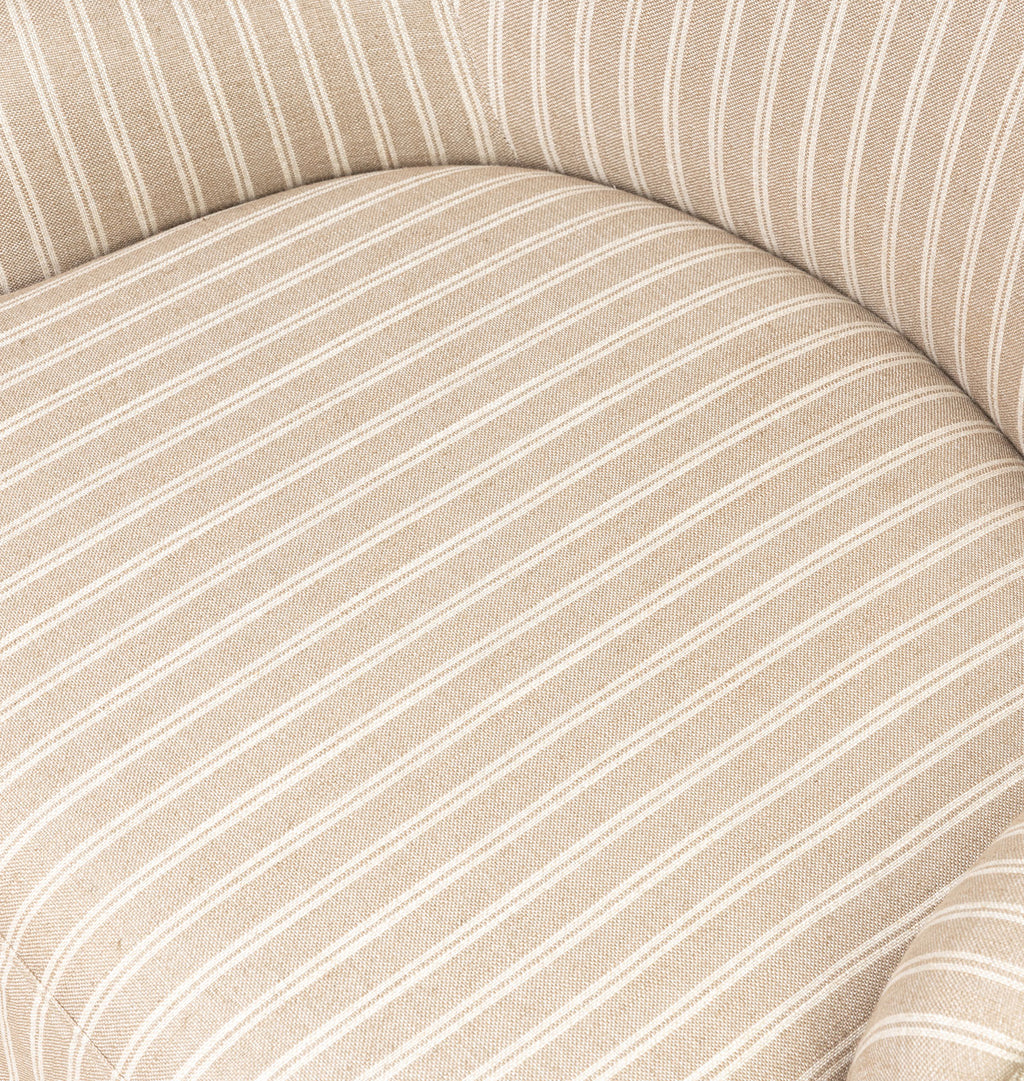 Omar Slipcovered Lounge Chair Rodin Sand