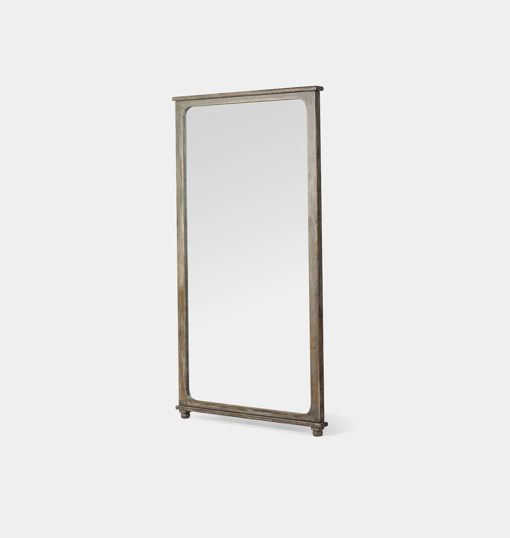 Orleans Floor Mirror Antique Blue Pine