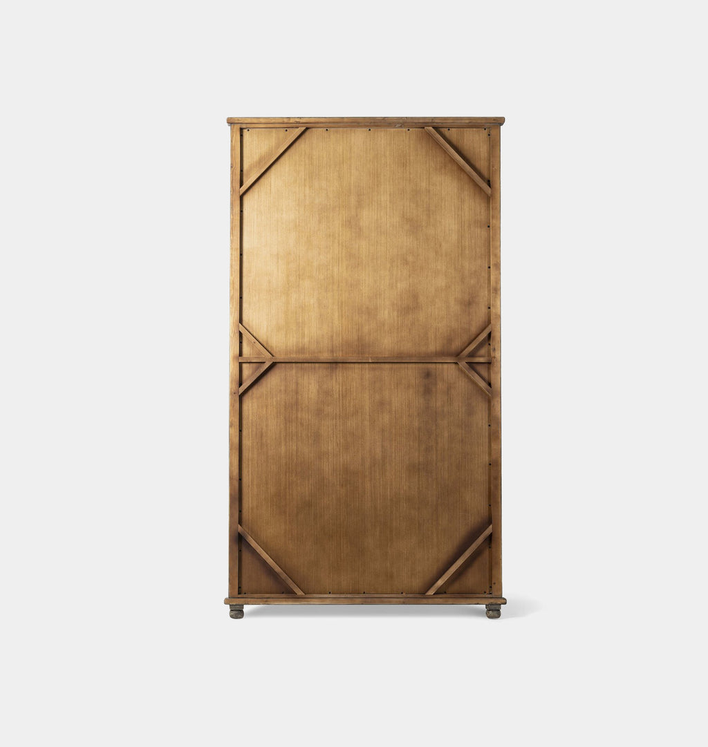 Orleans Floor Mirror Antique Blue Pine
