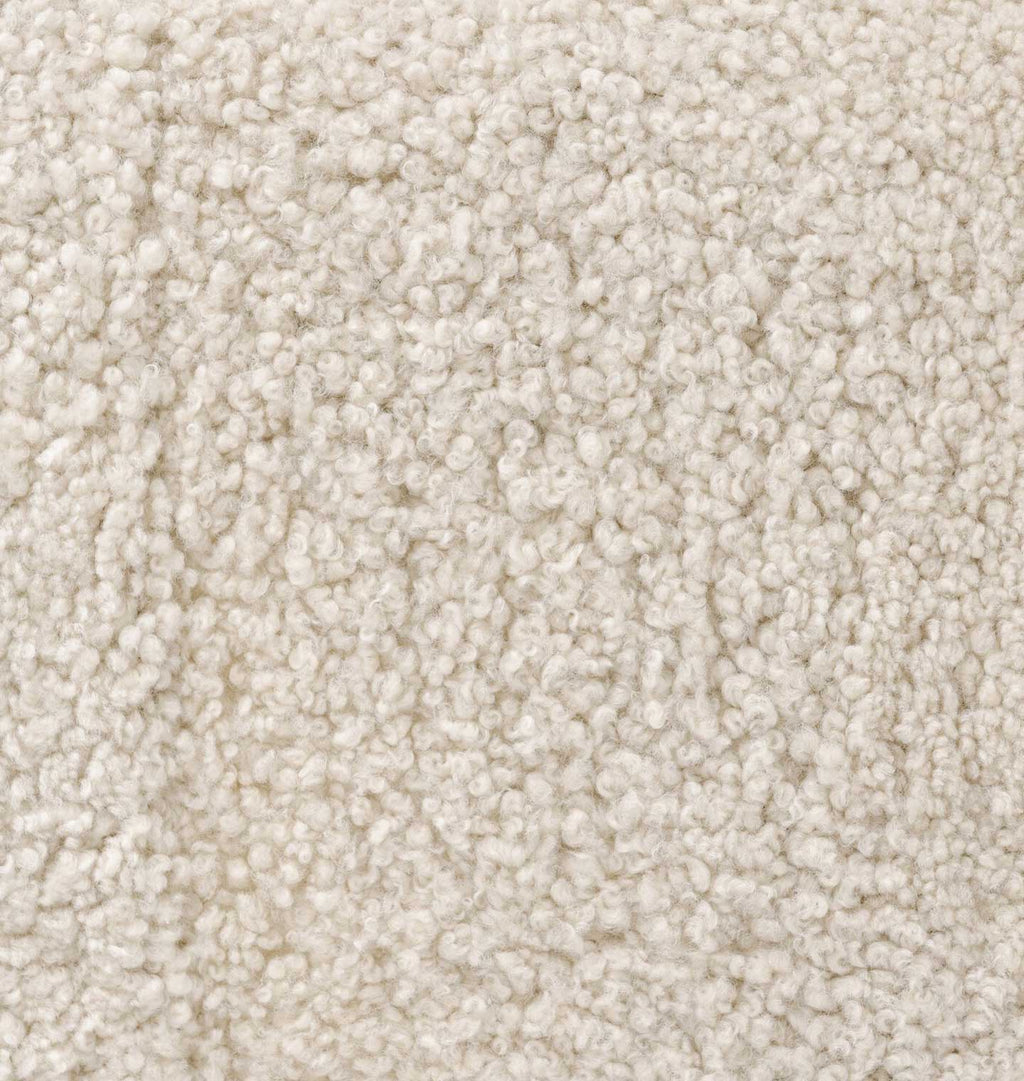 Oslo Ottoman Beige Shearling