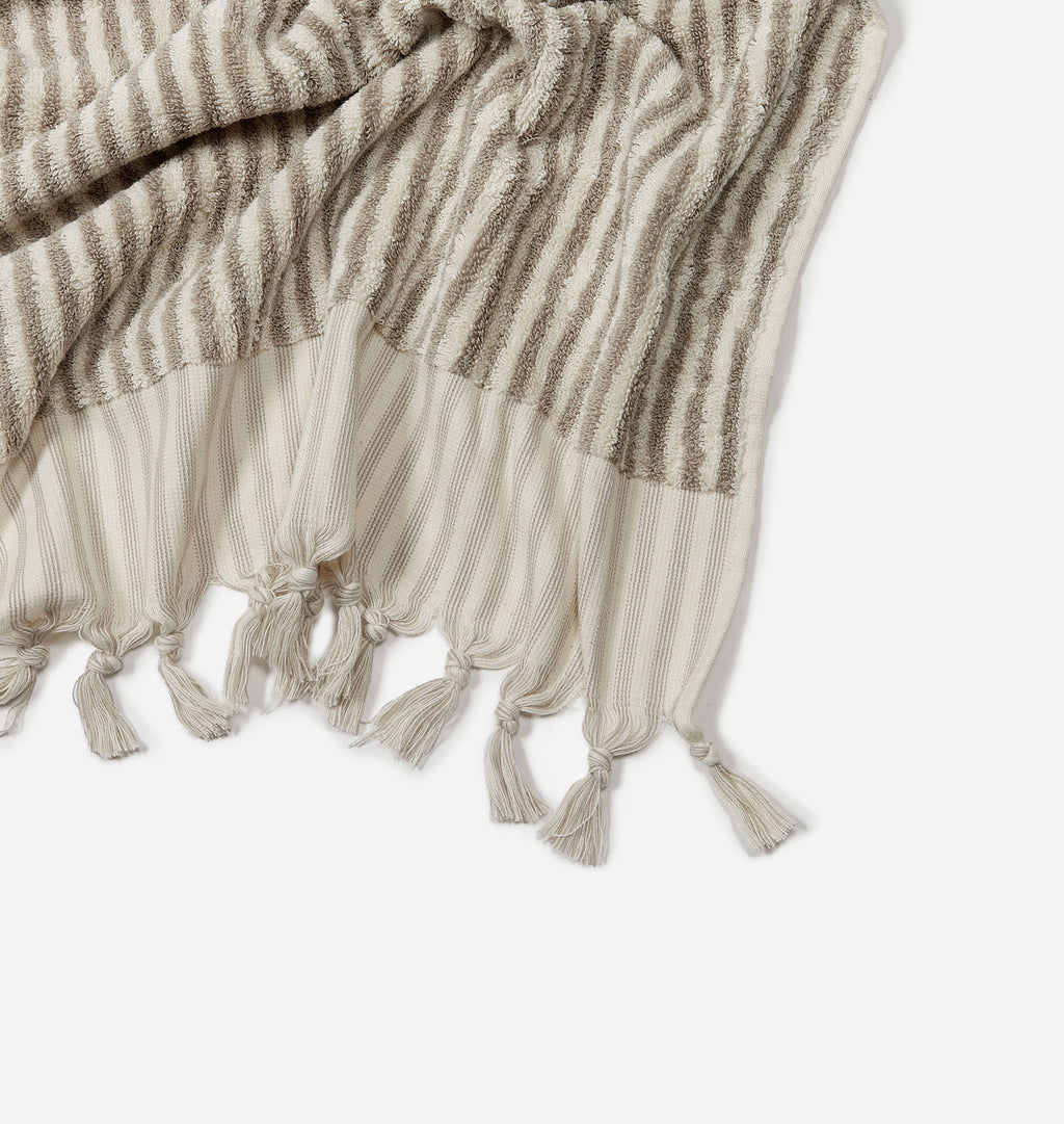 Striped Terry Bath Towel
