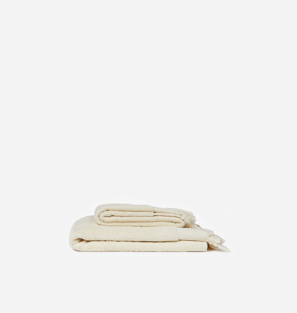 Hand-Loomed Terry Towel Natural