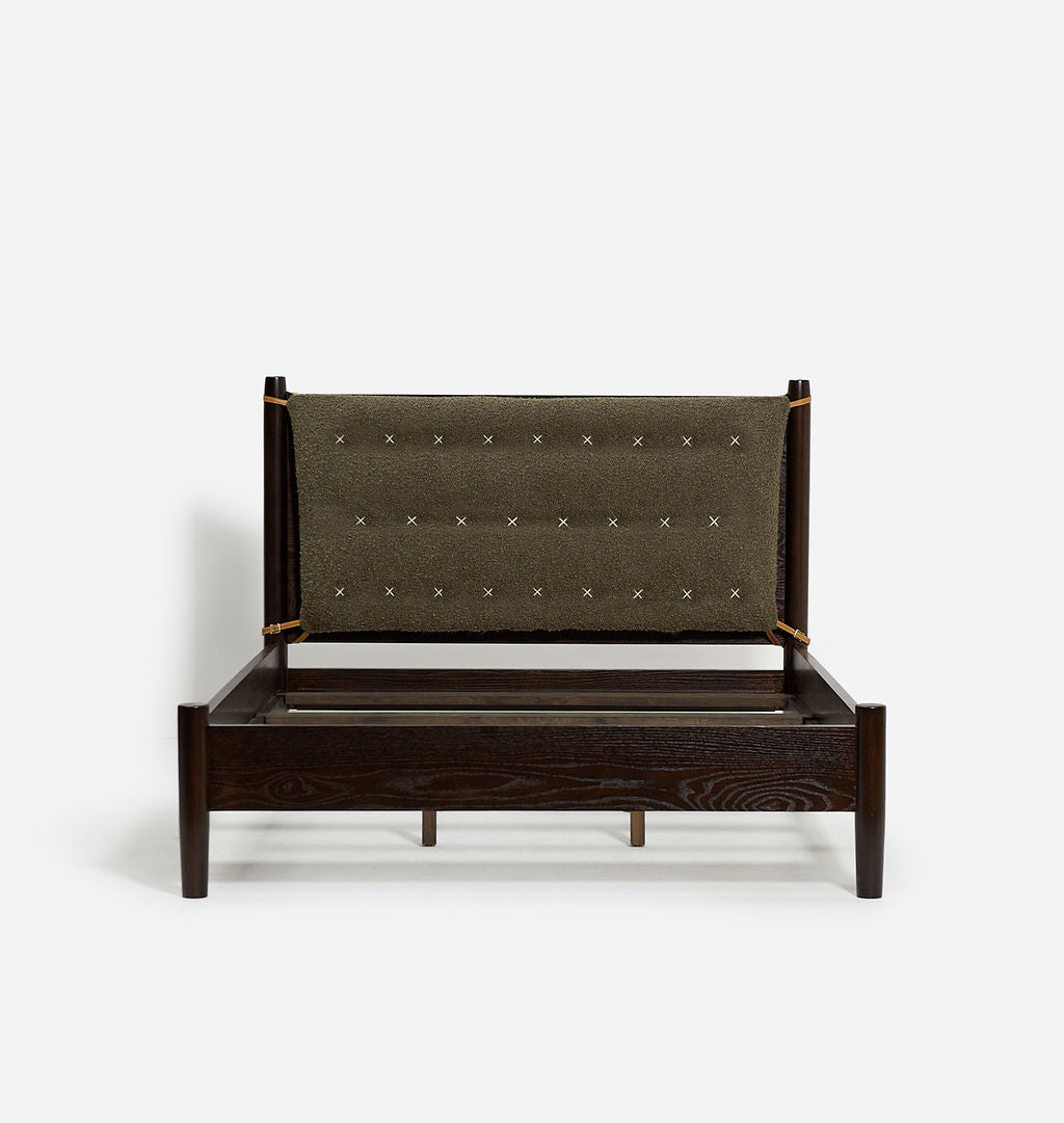 Penny Bed Danish Oak Olive