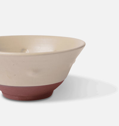 Cream Astriado Serving Bowl